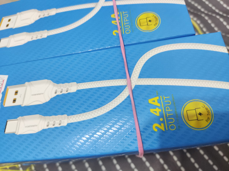 سیم شارژر TYPE C برند Denmen مدل D06T اصل FAST CHARGING با گارانتی 6 ماهه