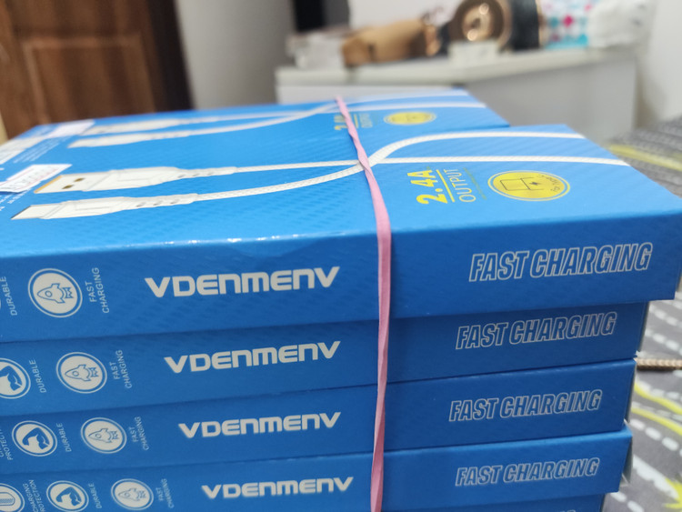 سیم شارژر TYPE C برند Denmen مدل D06T اصل FAST CHARGING با گارانتی 6 ماهه